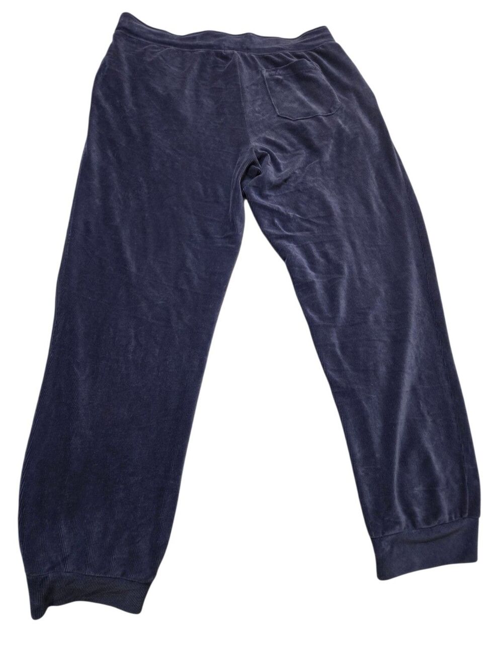 Polo Ralph Lauren Corduroy Joggers Pants Mens XL Navy Pockets Drawstring B25.1 - Picture 2 of 11